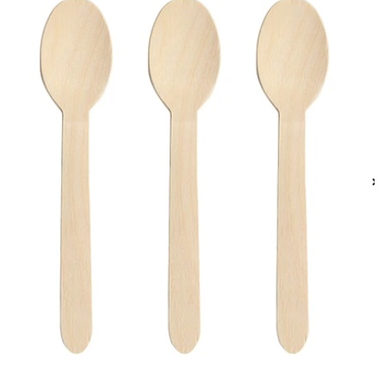 Cuchara de madera 12pcs 14cm 1