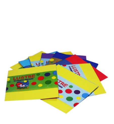 Papel lustre pequeño