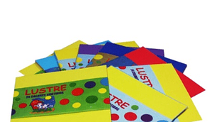 Papel lustre pequeño