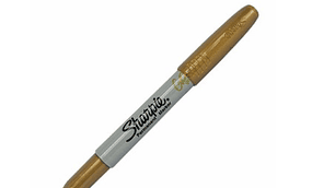 Marcador sharpie dorado