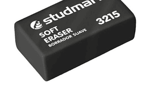 GOMA DE BORRAR STUDMARK SOFT NEGRA