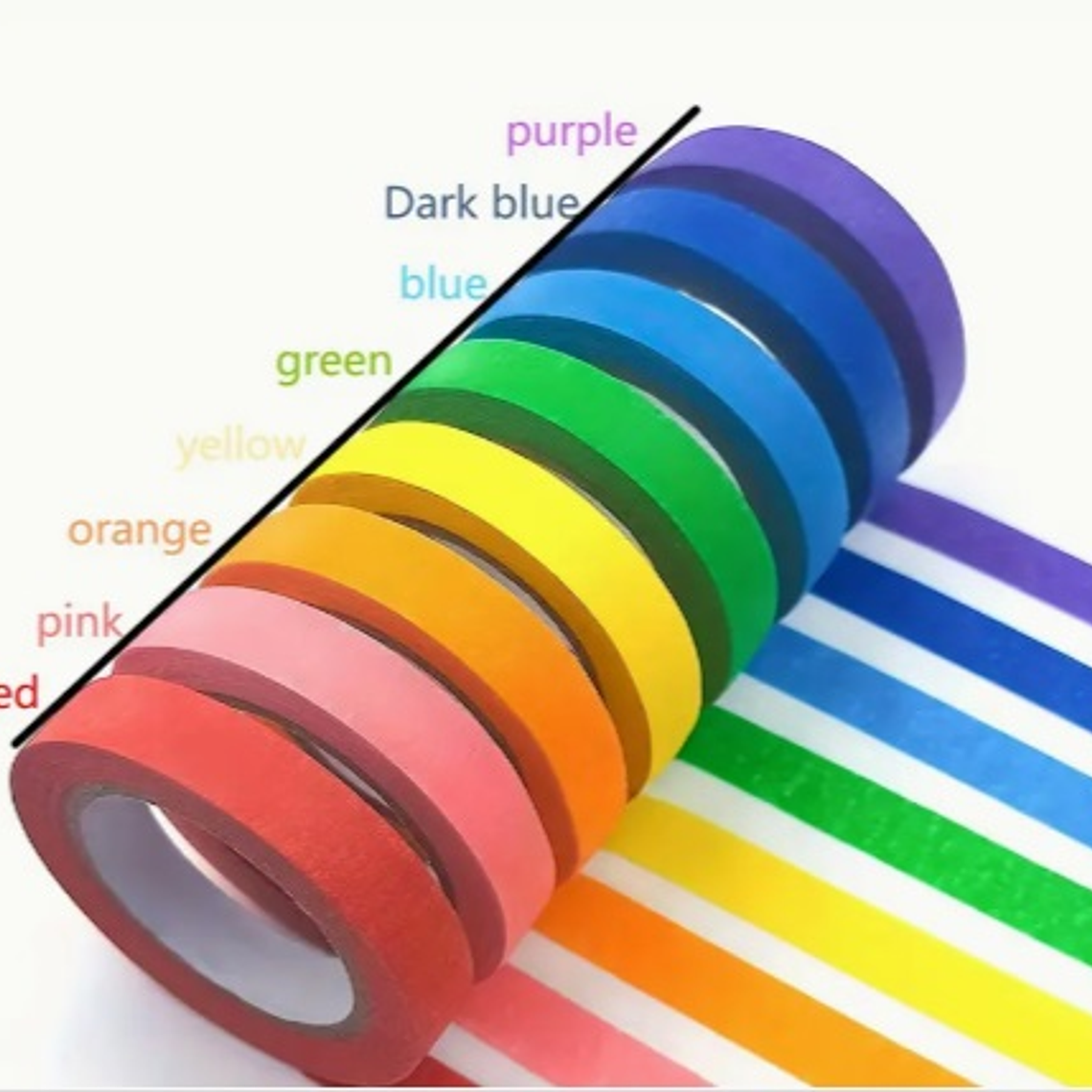 Cinta Masking 18x20mt  colores 1