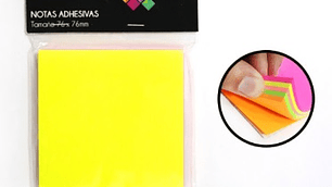 NOTAS ADHESIVAS 76x76MM NUOVO 5 COLORES