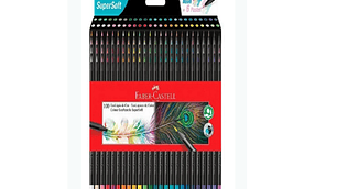 LAPIZ COLOR 100 SUPERSOFT FABER CASTELL