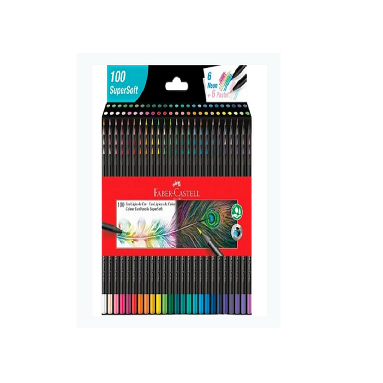 LAPIZ COLOR 100 SUPERSOFT FABER CASTELL 1