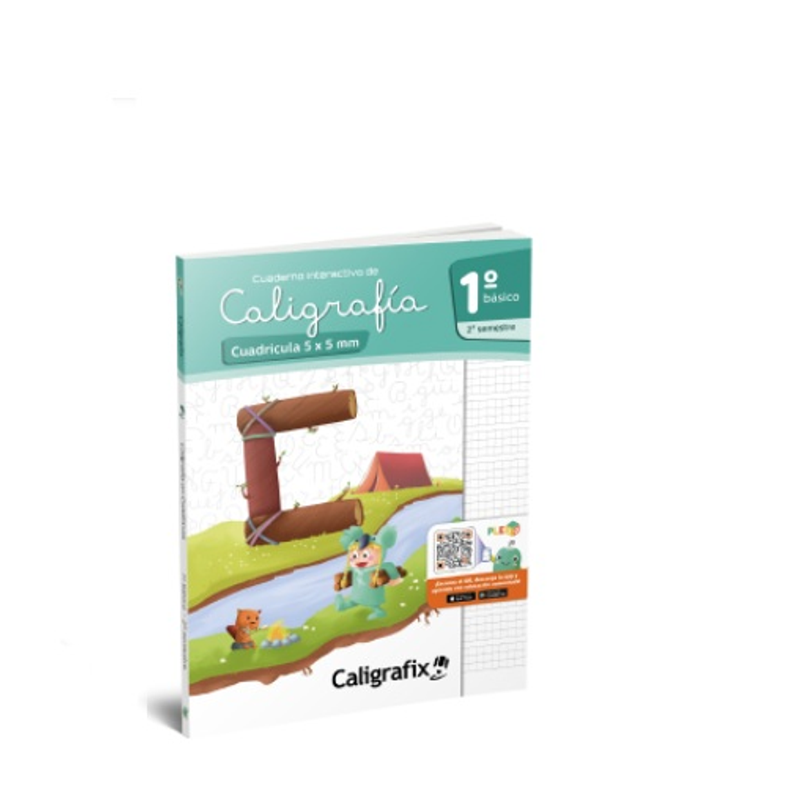 Caligrafía en cuadrícula 1º básico 2º semestre 1