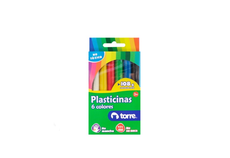 PLASTICINA 6 TORRE