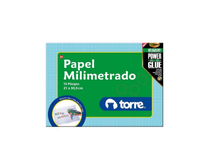 Block de papel milimetrado Torre