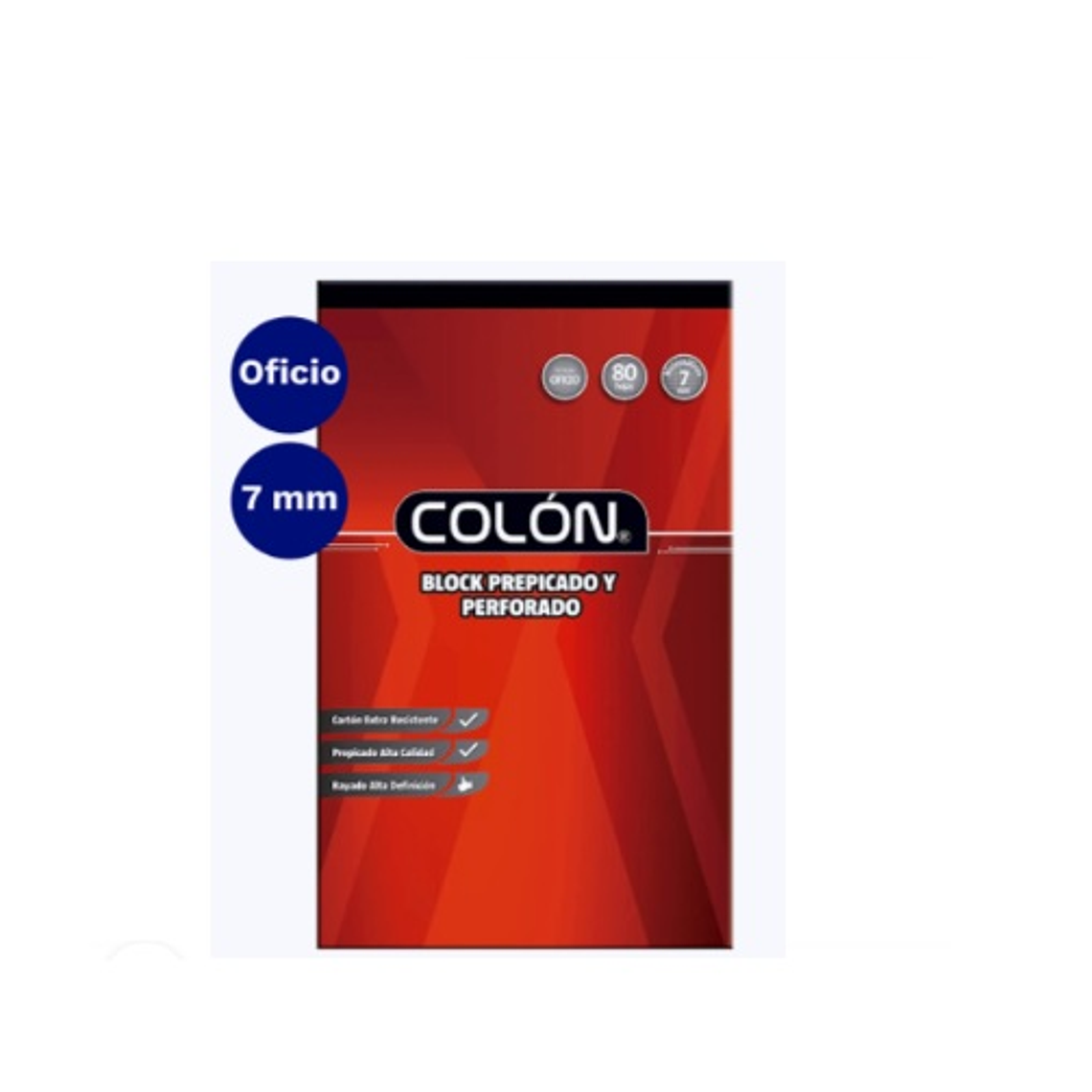 BLOCK PREPICADO COLON OFICIO  1