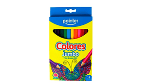 LÁPIZ COLOR 12 JUMBO POINTER