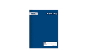 CUADERNO COLLEGE 100 TORRE COMPOSICION