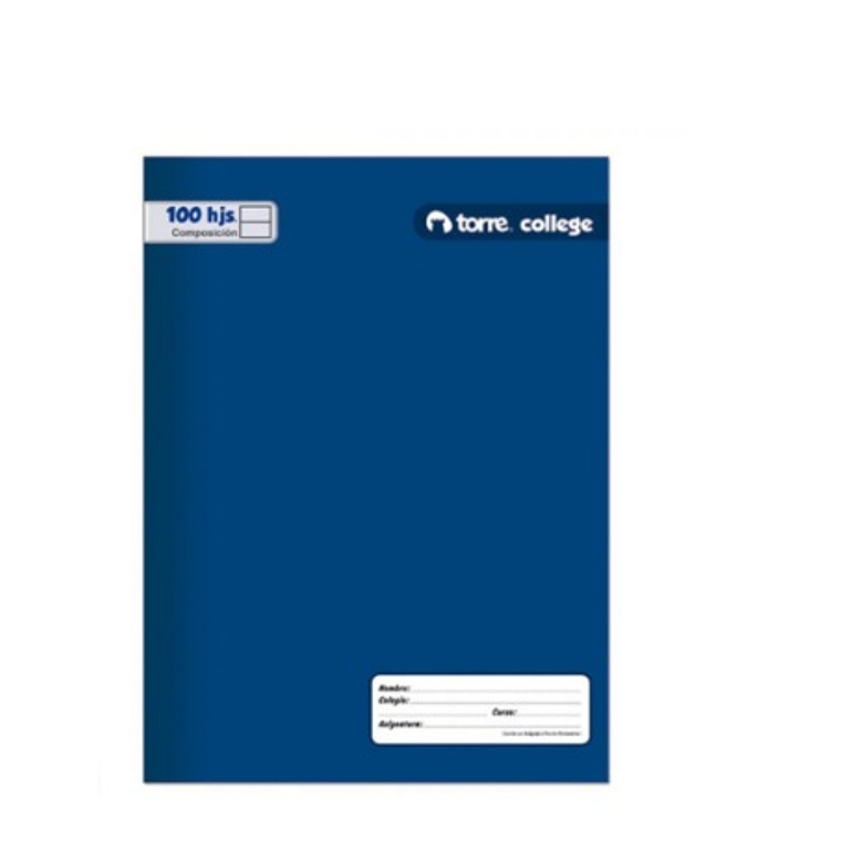 CUADERNO COLLEGE 100 TORRE COMPOSICION 1