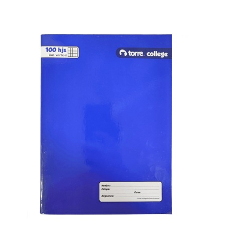 CUADERNO COLLEGE 100 TORRE CAL VERTICAL 1