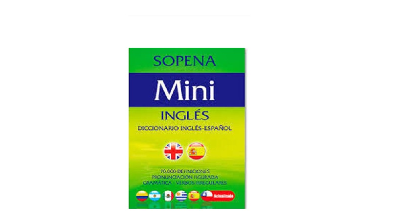 Diccionario Mini Ingles Español Tapa Flexible 576 Paginas Sopena