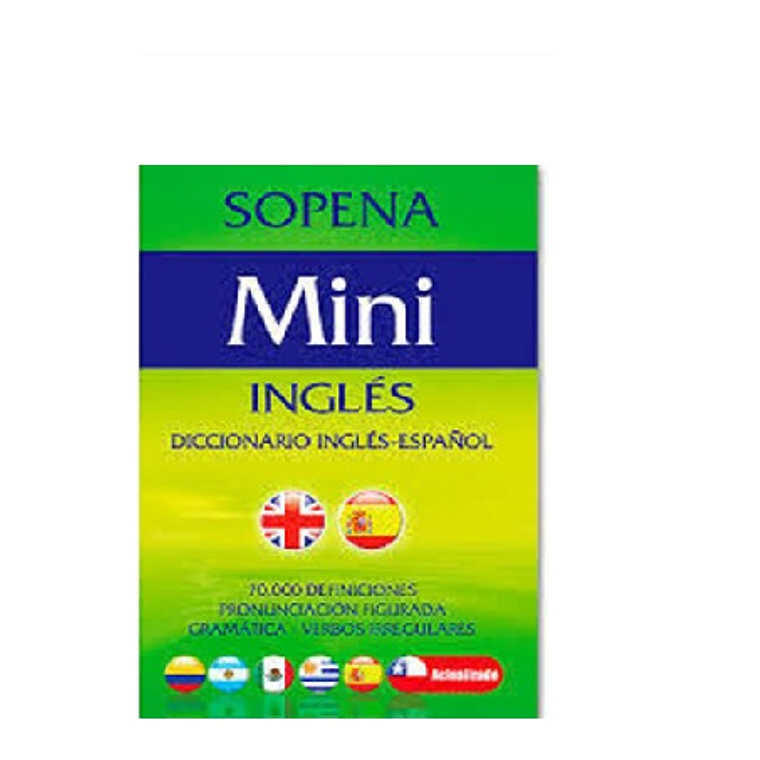 Diccionario Mini Ingles Español Tapa Flexible 576 Paginas Sopena 1