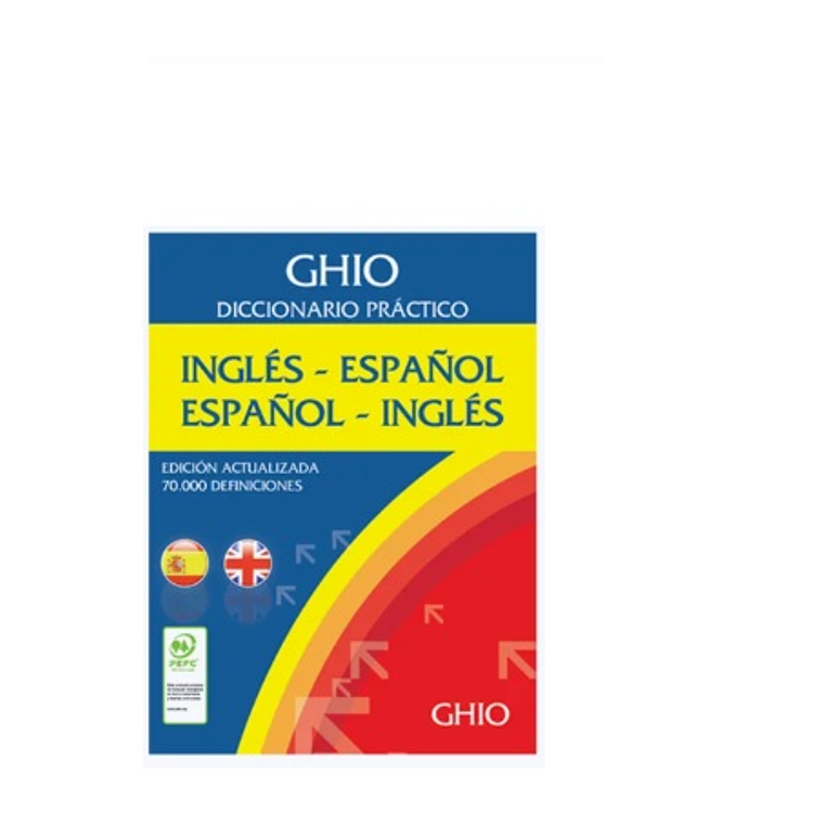 Diccionario Practico Ingles Español Tapa Flexible 374 Paginas Ghio 1