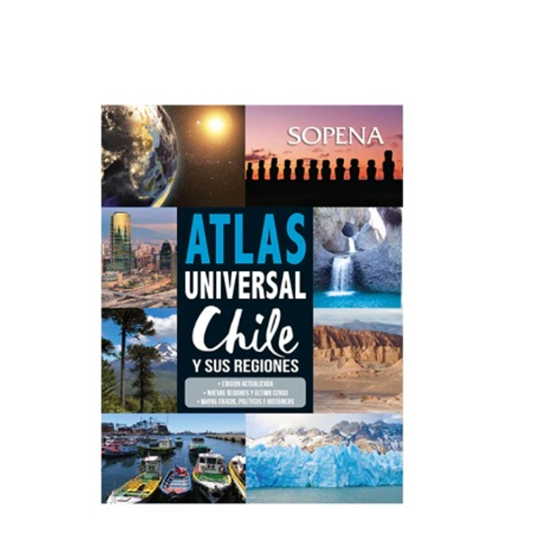 Atlas Universal Chile y Sus Regiones Sopena 1