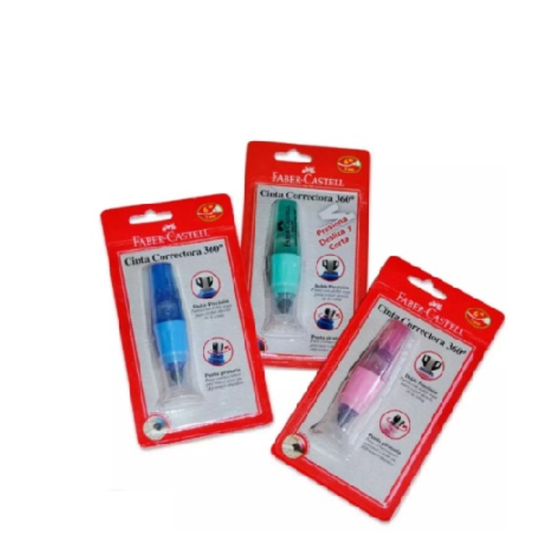 CINTA CORRECTORA 360 FABER CASTELL C/U 1