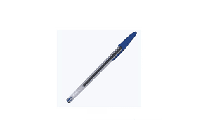 Lapiz Pasta Cristal Azul Punta Media 1,0 Mm 1 Unidad Bic