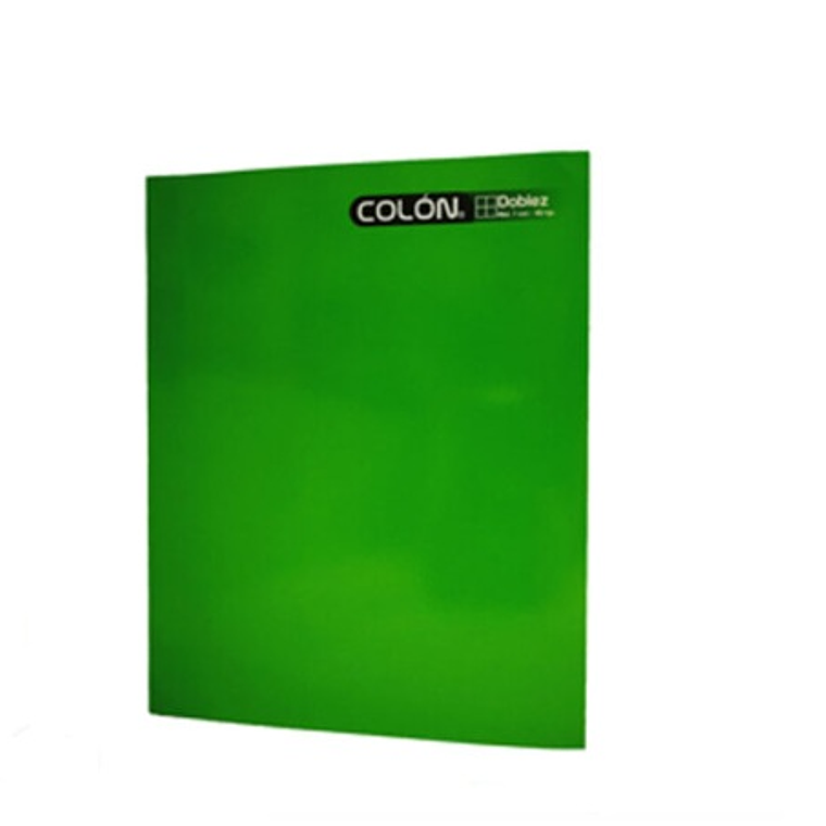 CUADERNO DOBLEZ 40hjs COLON 7 MM 1