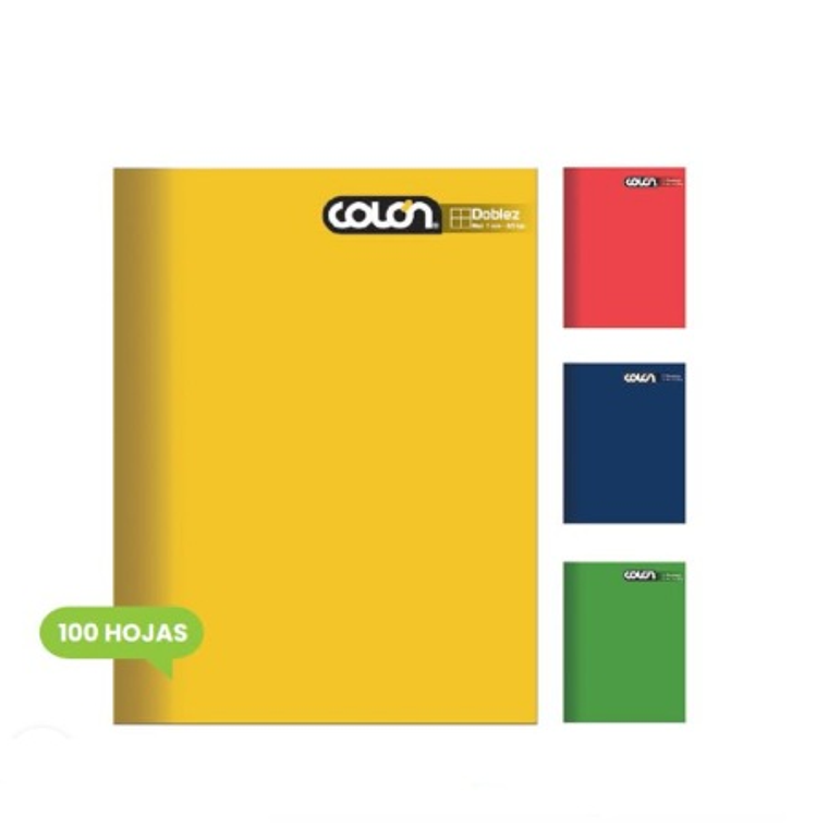 CUADERNO DOBLEZ 100 COLON MT7 C/U 1