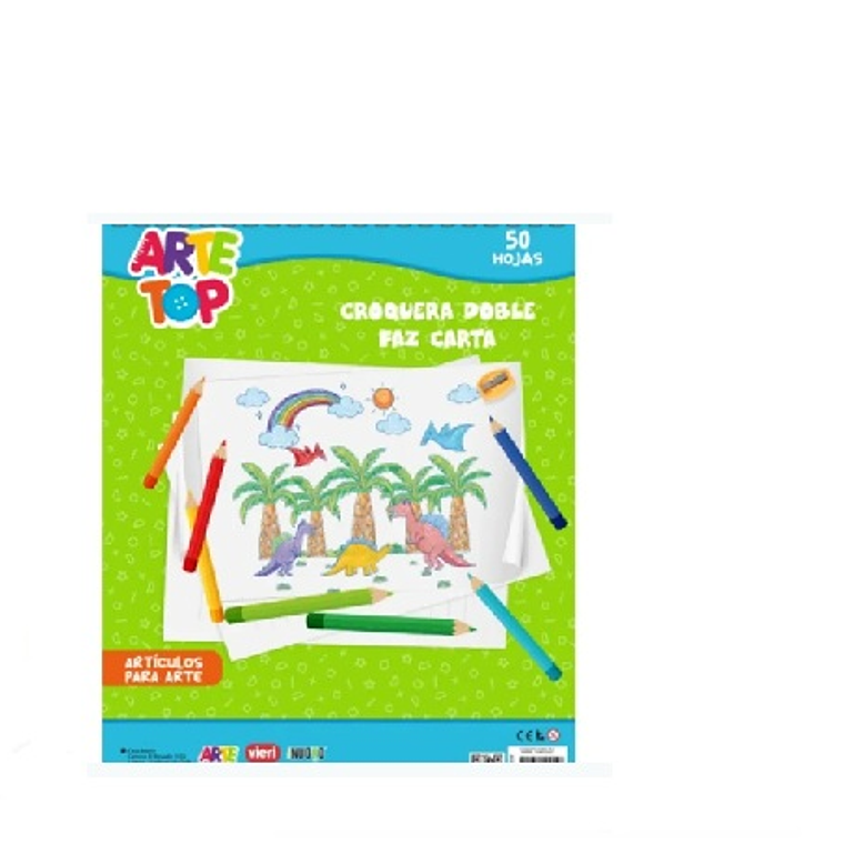 CROQUERA DOBLE FAZ ESPIRAL CARTA 50 HJS /30 1