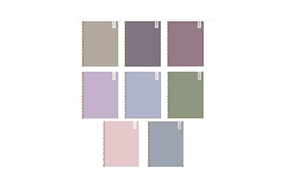 CUADERNO UNIV TAPA DURA 7MM 100H MORANDI 