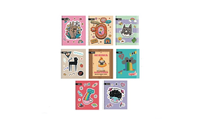 CUADERNO UNIV TAPA DURA 7MM 100H TEEN 