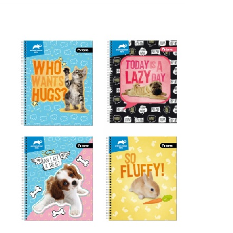 CUADERNO UNIVERSITARIO 100 TORRE ANIMAL PET 2