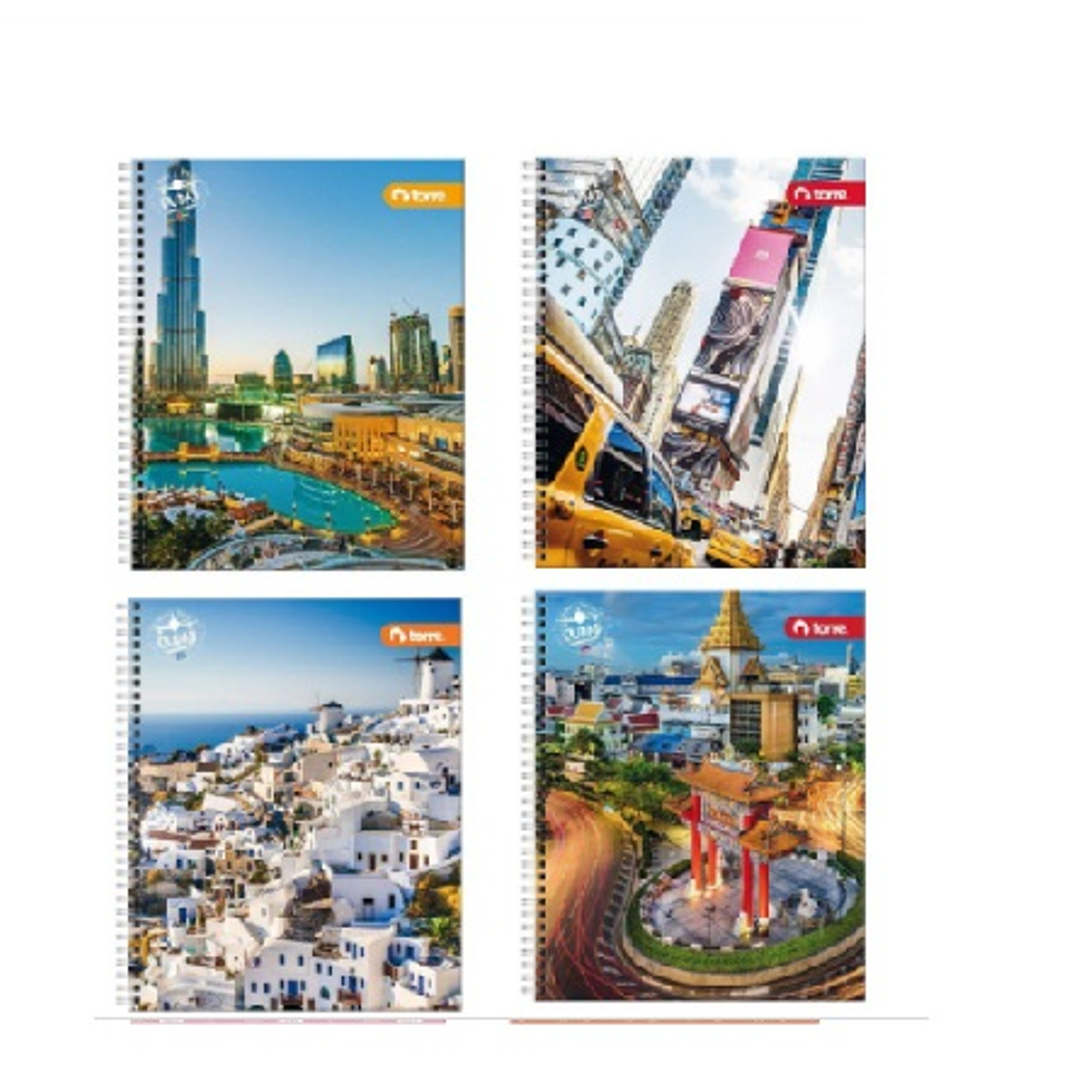 CUADERNO UNIVERSITARIO 100 TORRE CLASICO CIUDAD 7MM 1
