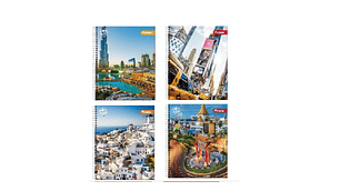 CUADERNO UNIVERSITARIO 100 TORRE CLASICO CIUDAD 7MM