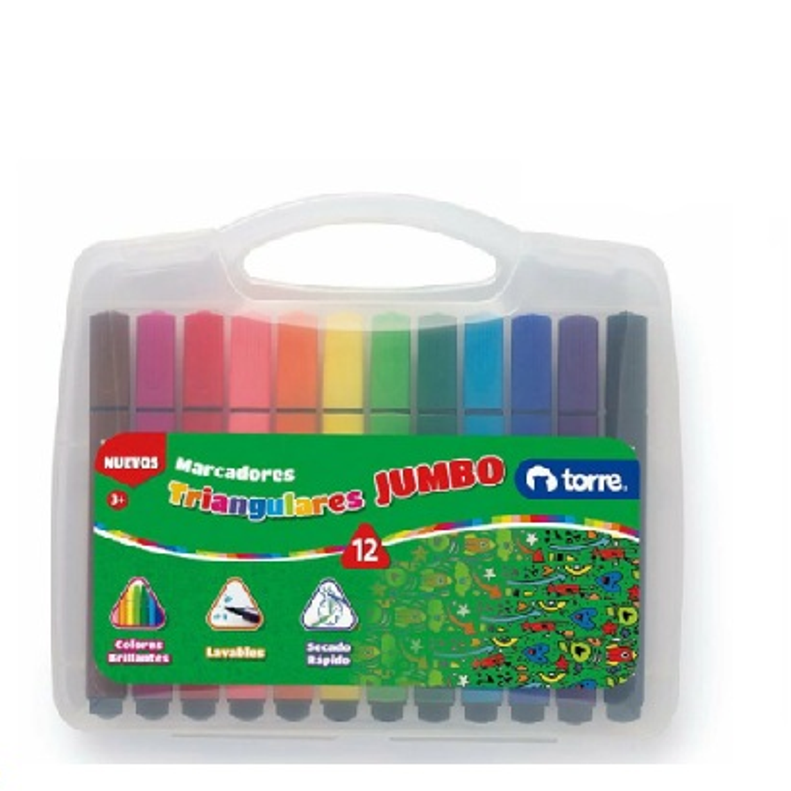 Marcadores Triangulares Jumbo  1