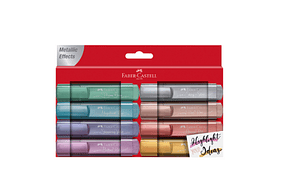 DESTACADOR METALICO FABER CASTELL 8 UNIDADES