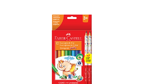 LAPIZ COLOR 12 JUMBO FABER CASTELL