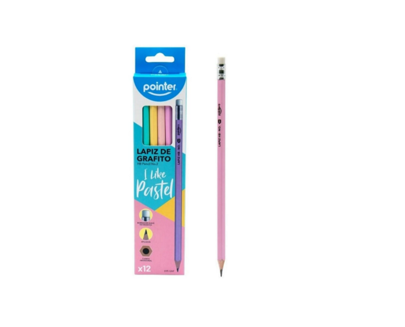 LAPIZ GRAFITO PASTEL POINTER C/U