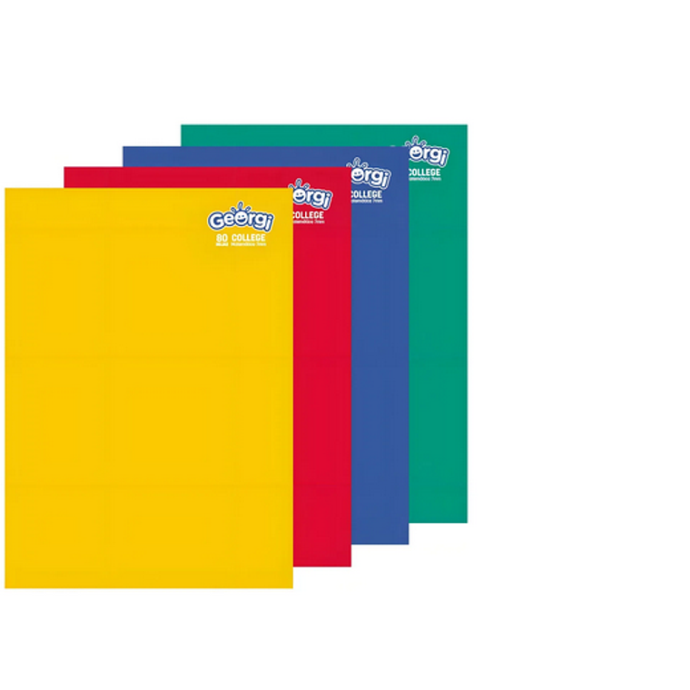 Cuaderno College Georgi Matemática 80 Hojas 7Mm C/u 1