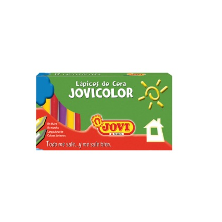 Lápices de cera 12 colores Jovi 1