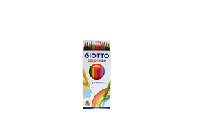  LAPIZ COLOR 12 GIOTTO 3.0 