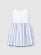 Vestido riscas abertura costas - Thumbnail 1