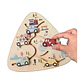 Tablero Laberinto de Autos Montessori — Juguete de Dedo para Bebé - Miniatura 2