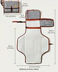 Cambiador de Pañales Portátil Impermeable a Cuadros - Miniatura 3