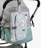 Bolso Cambiador de Pañales Portátil con Esterilla — Gris Clásico - Miniatura 2