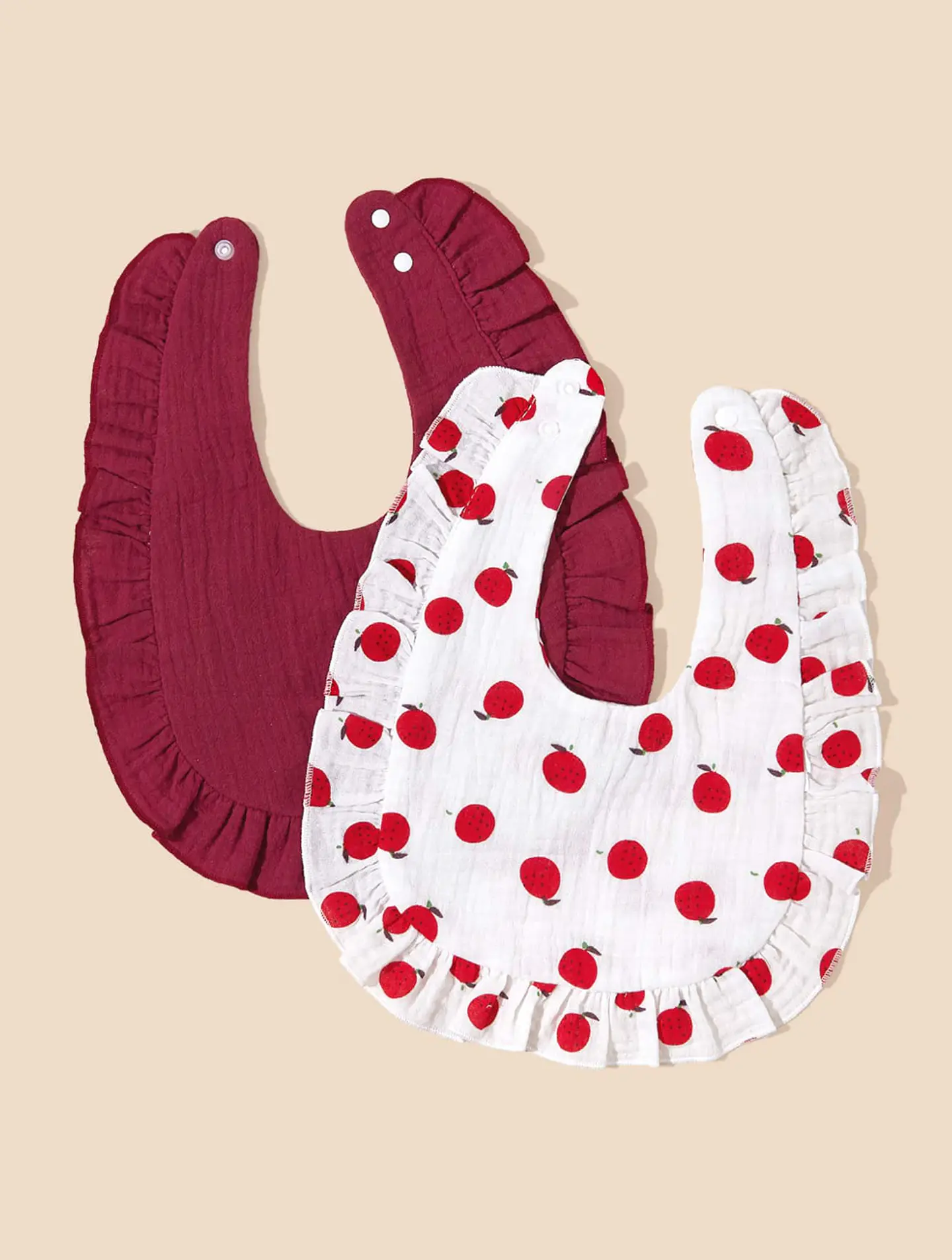 Pack de 2 baberos de algodón  11