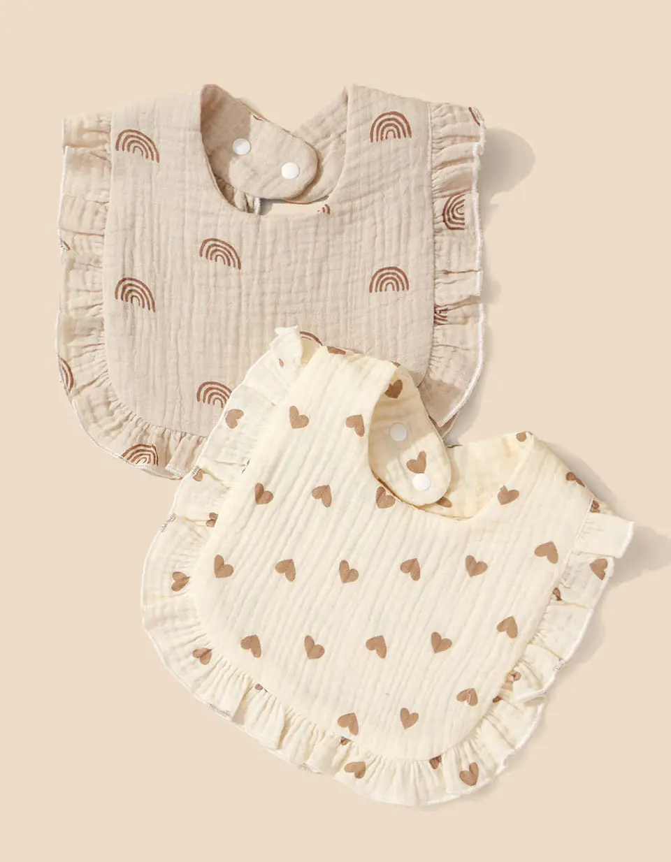 Pack de 2 baberos de algodón  16