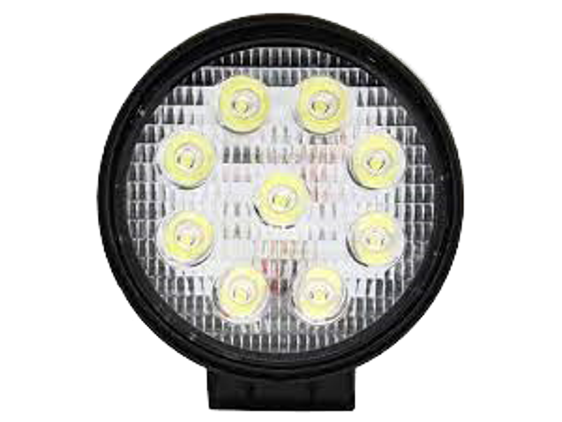 Foco Faenero Redondo 9 Led Multi Voltaje 12/24 Volts 1