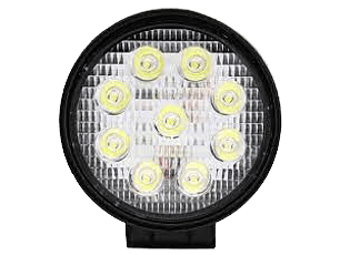 Foco Faenero Redondo 9 Led Multi Voltaje 12/24 Volts
