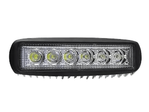 Foco Faenero Recangular 6 Led  Multi Voltaje 12/24 Volts