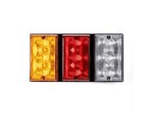 Foco Trasero Remolque Carro Tricolor 12 A 24 Led