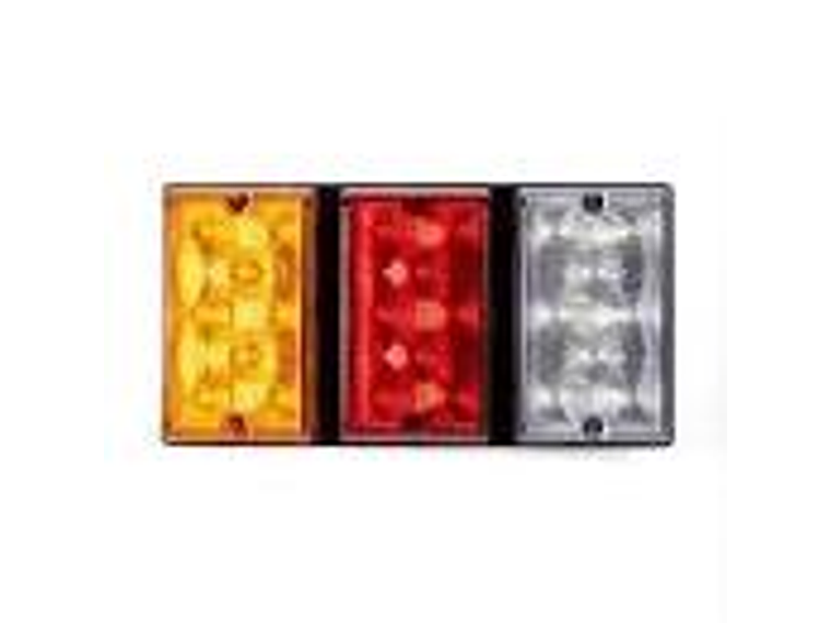 Foco Trasero Remolque Carro Tricolor 12 A 24 Led 1
