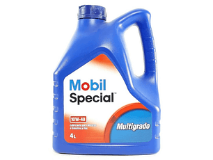 10W40 Aceite Motor Especial 4Lt Mobil **LLEVA 2 O MÁS UNIDADES Y OBTÉN TU DESCUENTO EN EL CARRITO DE COMPRAS**  